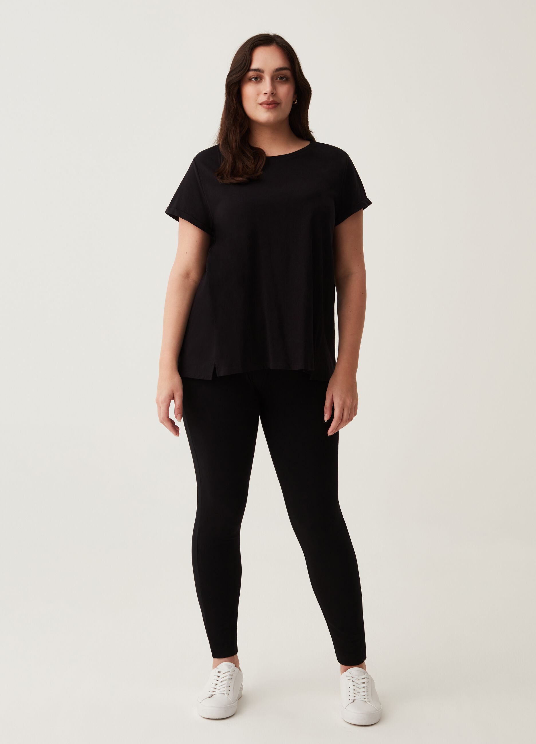 Leggings in cotone stretch Curvy MYA_0