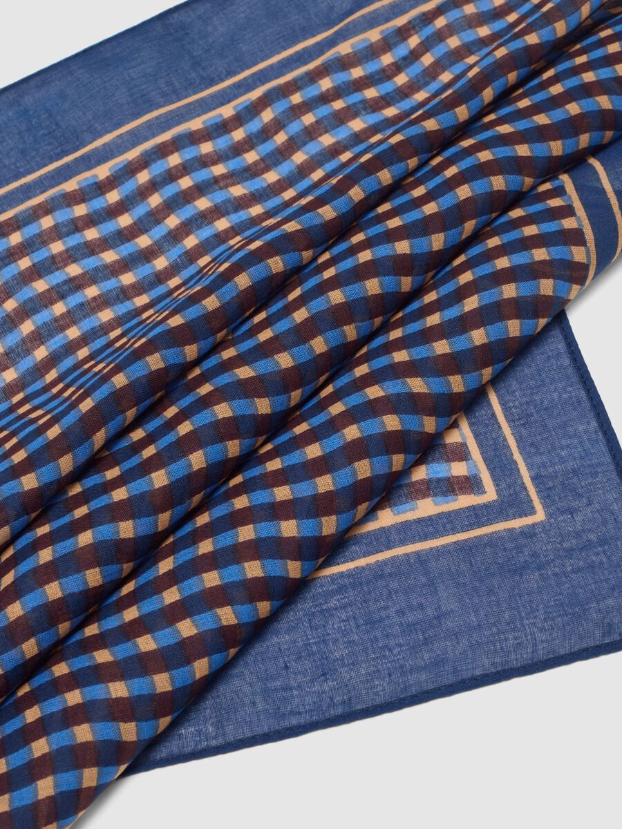 Multicolour Checked Pure Cotton Scarf_2