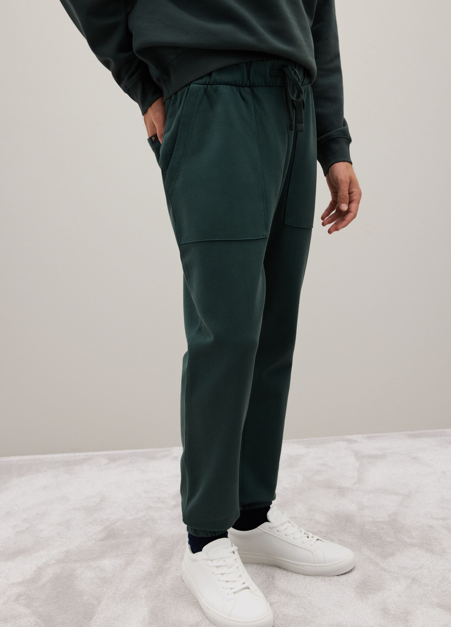 Green Cotton Trousers