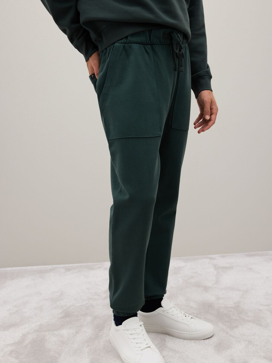 Pantaloni verdi in cotone_2