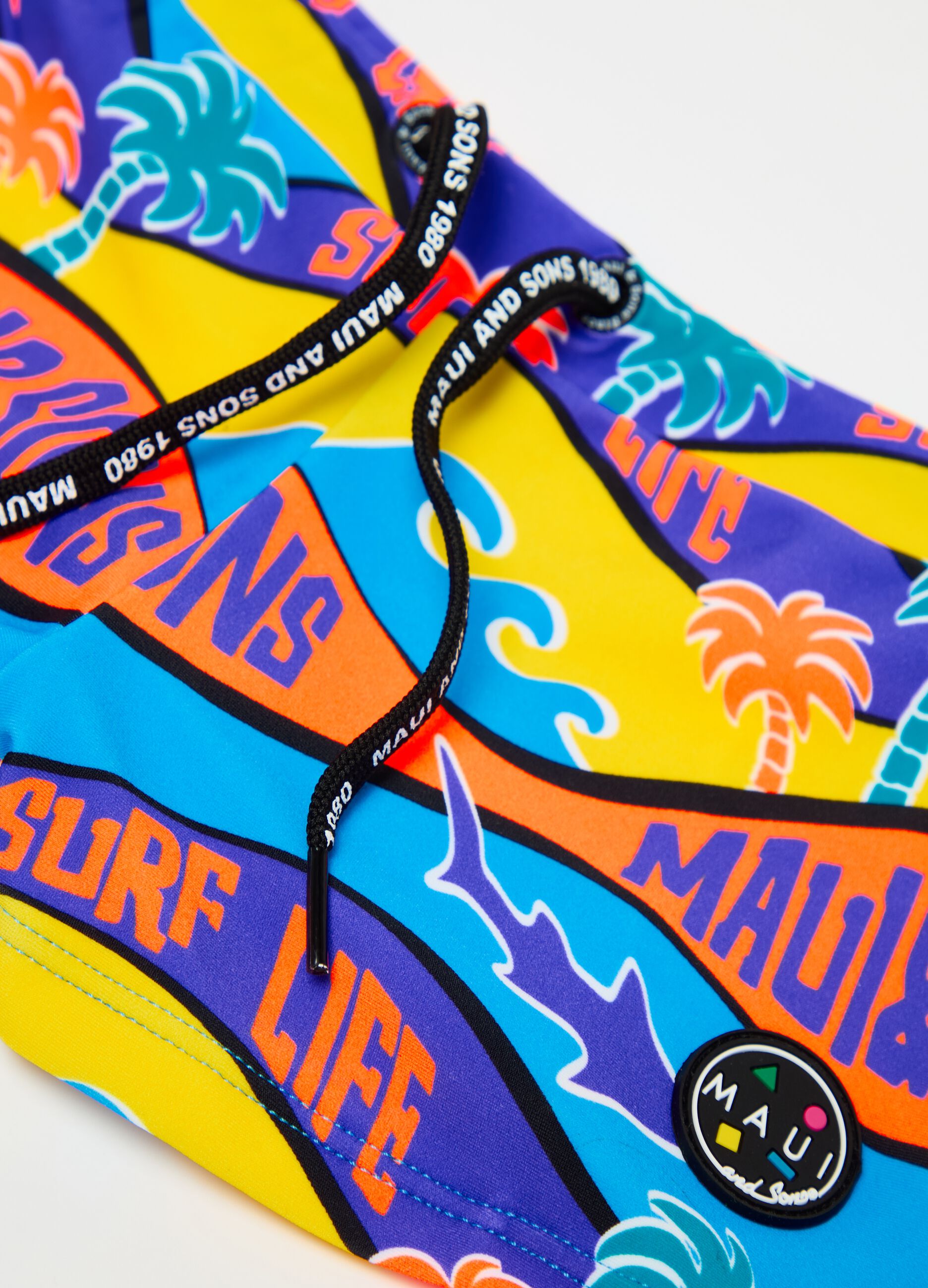 Costume parigamba stampa multicolor surf