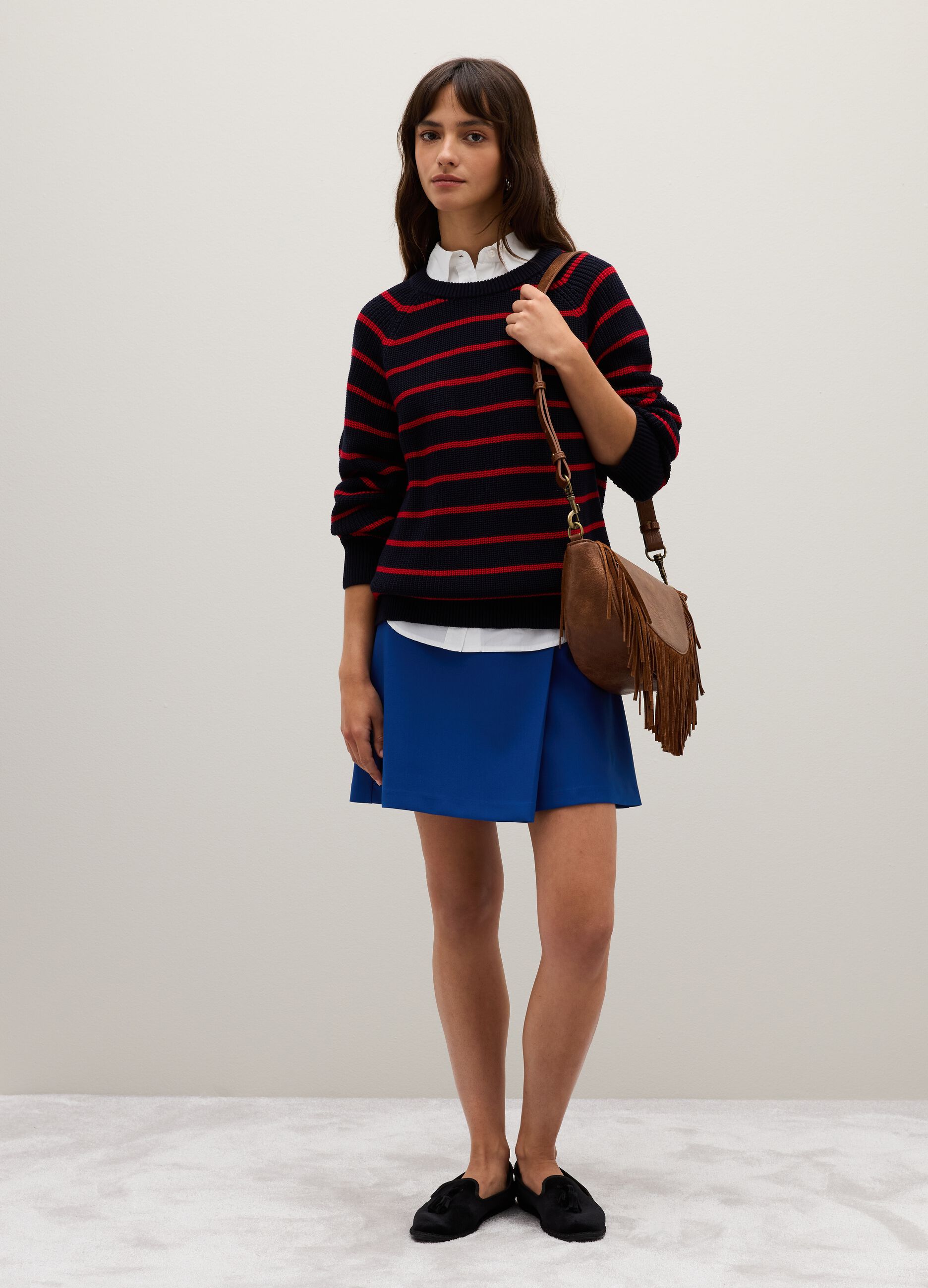 Brown Bag with Fringes