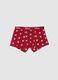 Red stretch cotton boxer with Disney prints in regular fit_4