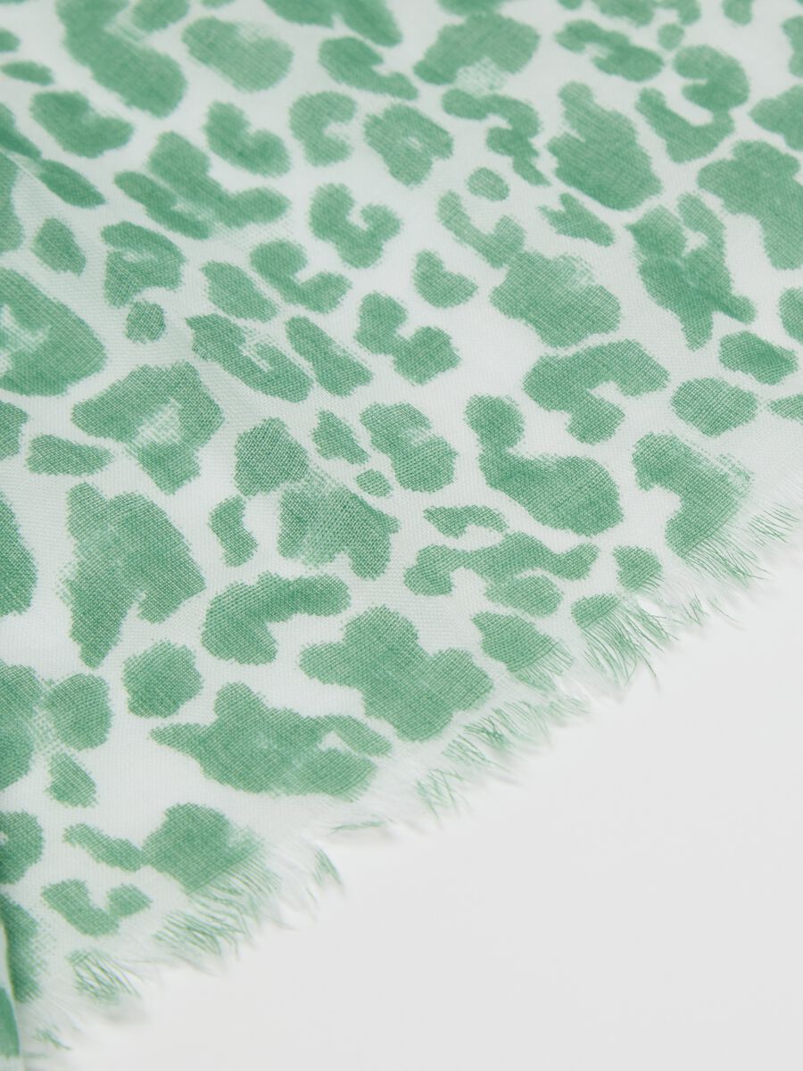 Sciarpa sfrangiata in cotone_2