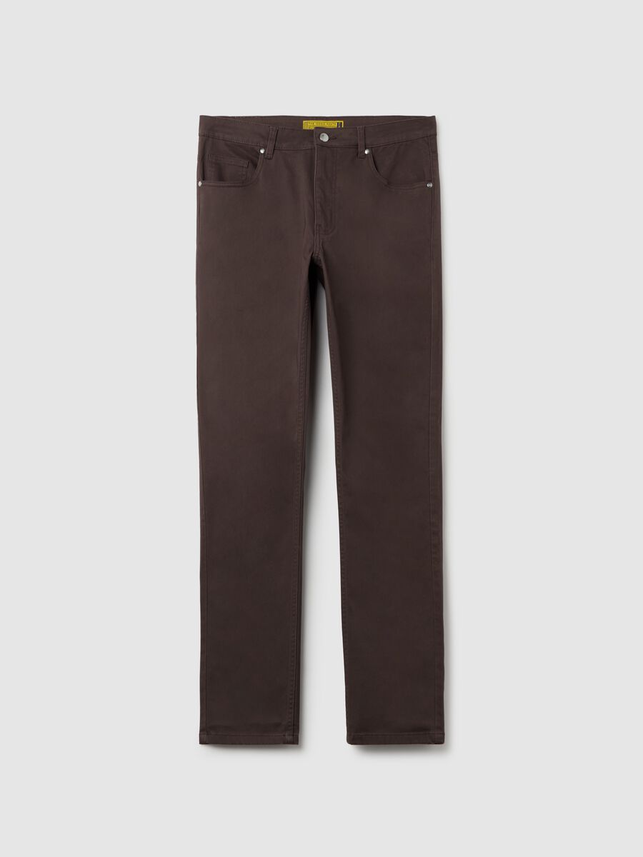Slim-fit trousers with five pockets_4