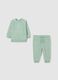 Baby girl's green cotton blend outfit_0