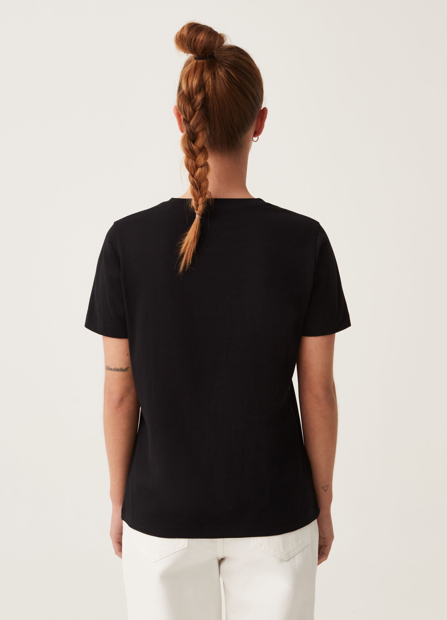T-shirt girocollo con stampa San Valentino_2