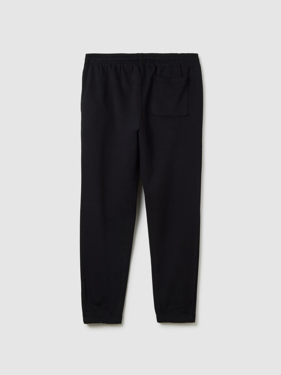 Solid colour plush joggers_2