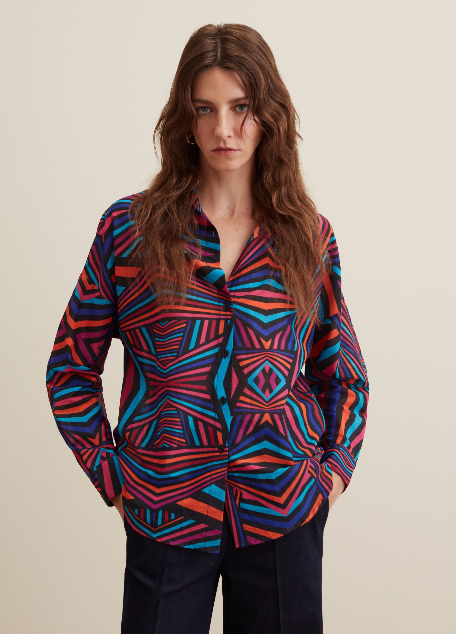 Camicia fantasia optical multicolore_1