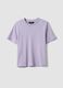 Purple pure cotton relaxed fit T-shirt_5