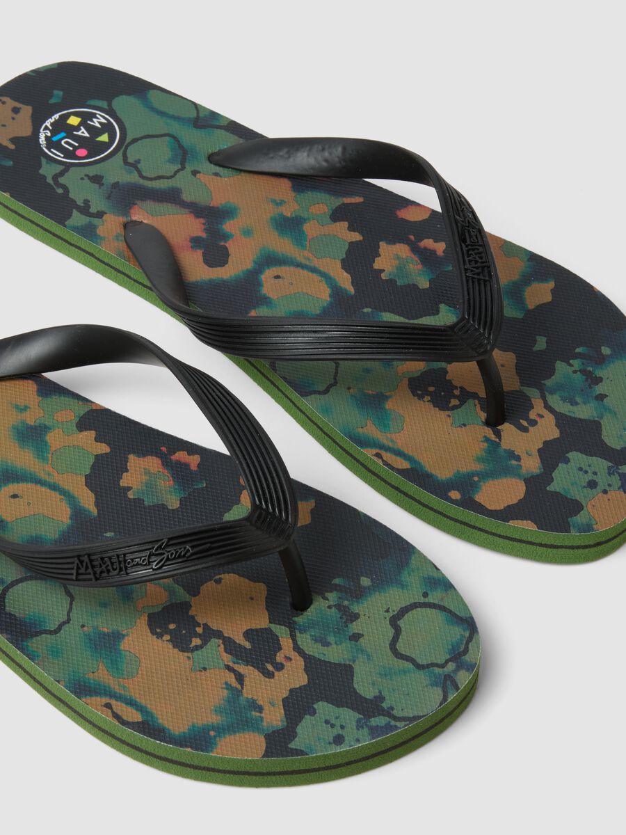Multicolour flip-flops with camouflage pattern_2