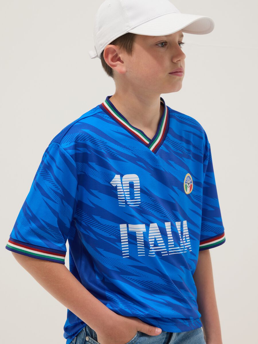 Kids&rsquo; Italy Azzurri short-sleeve T-shirt, oversized fit_0