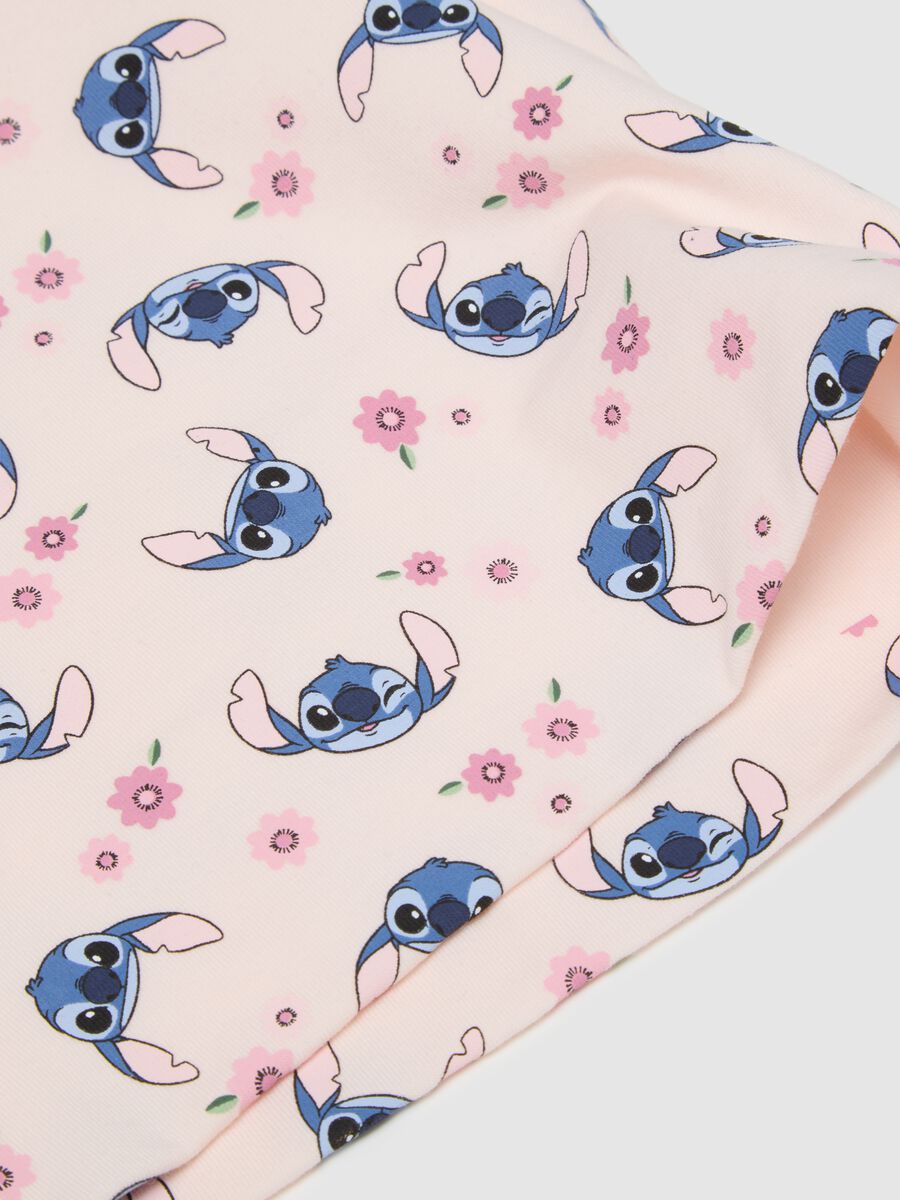 Girls' multicolour stretch cotton scarf with print_2