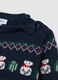 Maglione natalizio blu da bimbo regular fit_2