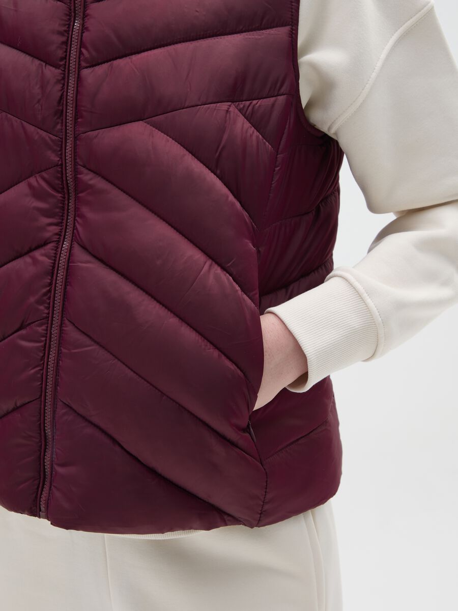 Gilet rosso regular fit_3