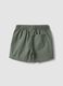 Green pure cotton boys&rsquo; shorts, regular fit with drawstring_1