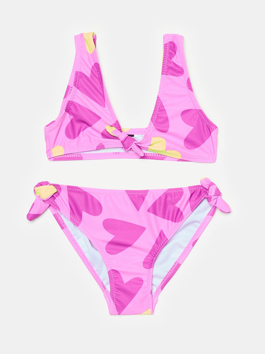 Bikini con stampa cuori_0