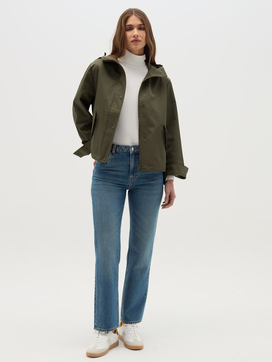 Short jacket with hood_1
