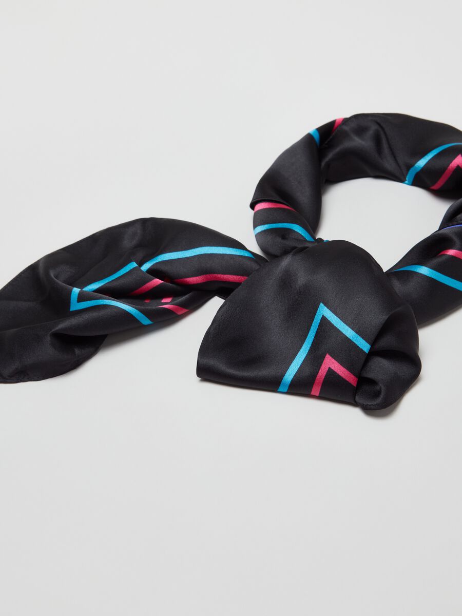 Foulard a righe multicolor_2