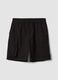Black cotton cargo Bermuda shorts &ndash; baggy fit_0
