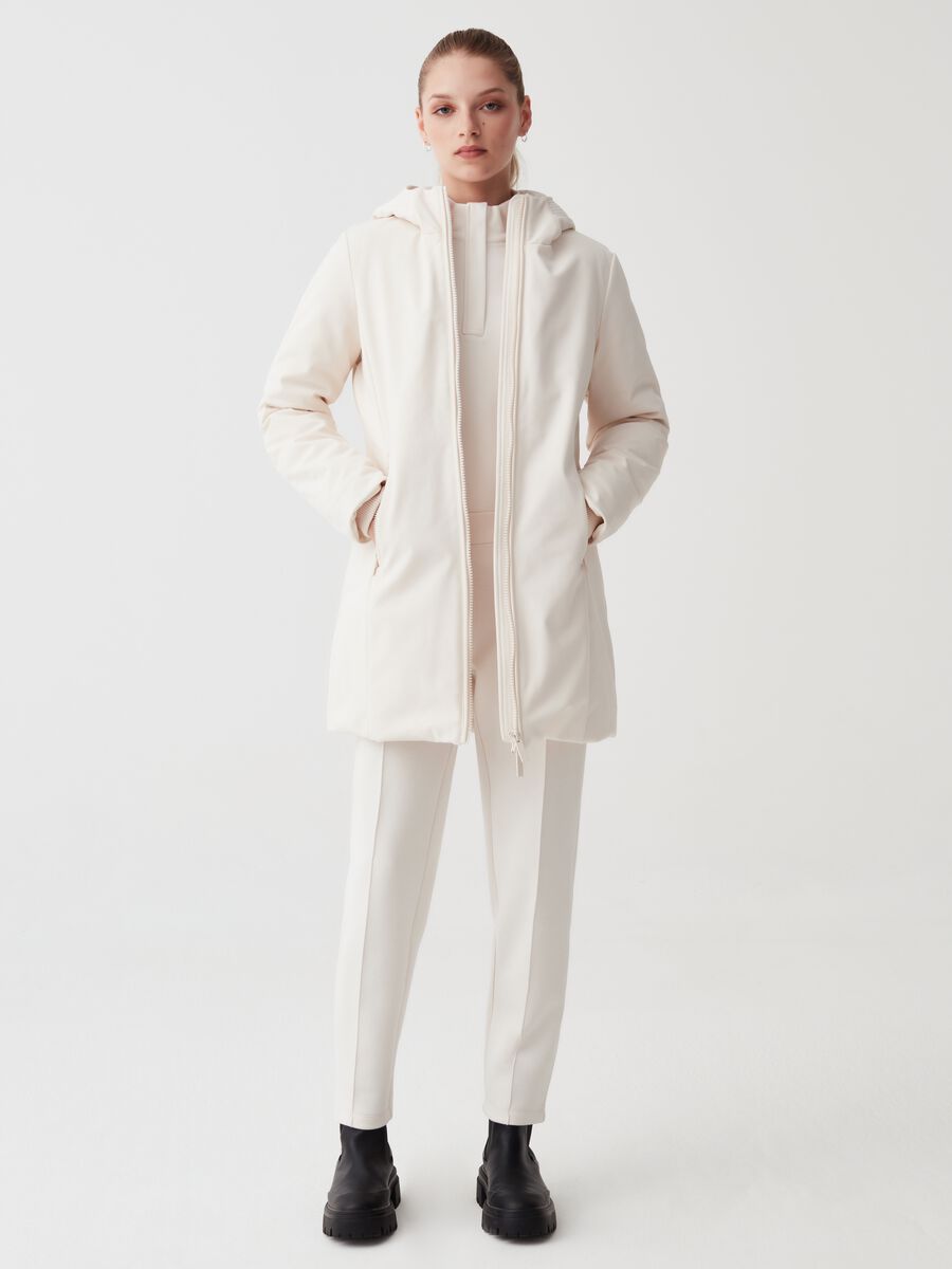 LESS IS BETTER Parka imbottito con cappuccio_1