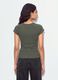 Green fitted ribbed stretch-cotton T-shirt with studs_2