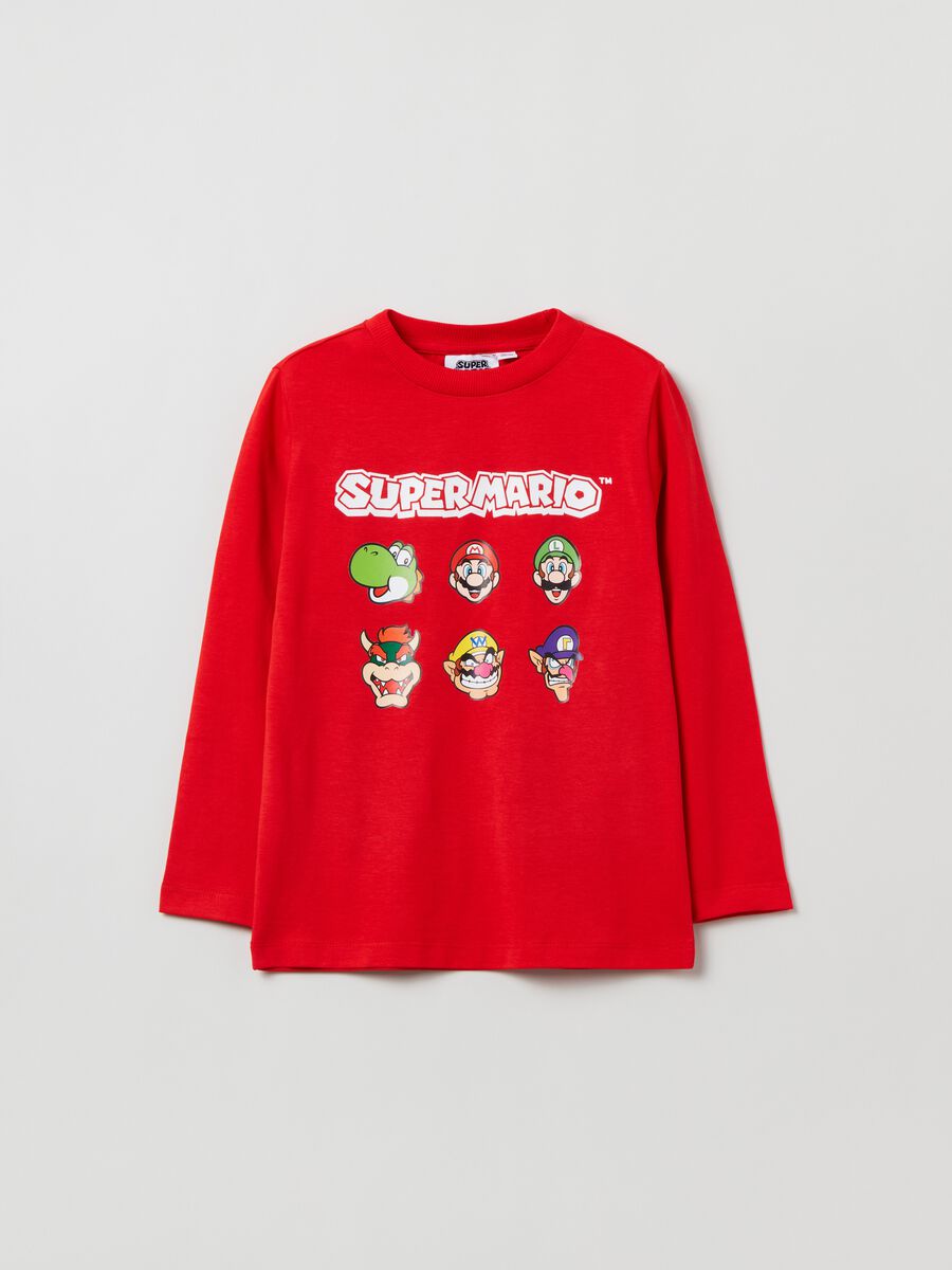 T-shirt maniche lunghe stampa Super Mario™_0