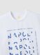 White pure cotton short-sleeve T-shirt, regular fit_5