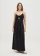Women's long dress in pure multicolour viscose slim fit_0
