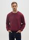 Red pure cotton sweatshirt regular fit_0