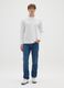 White cotton long sleeve top_1