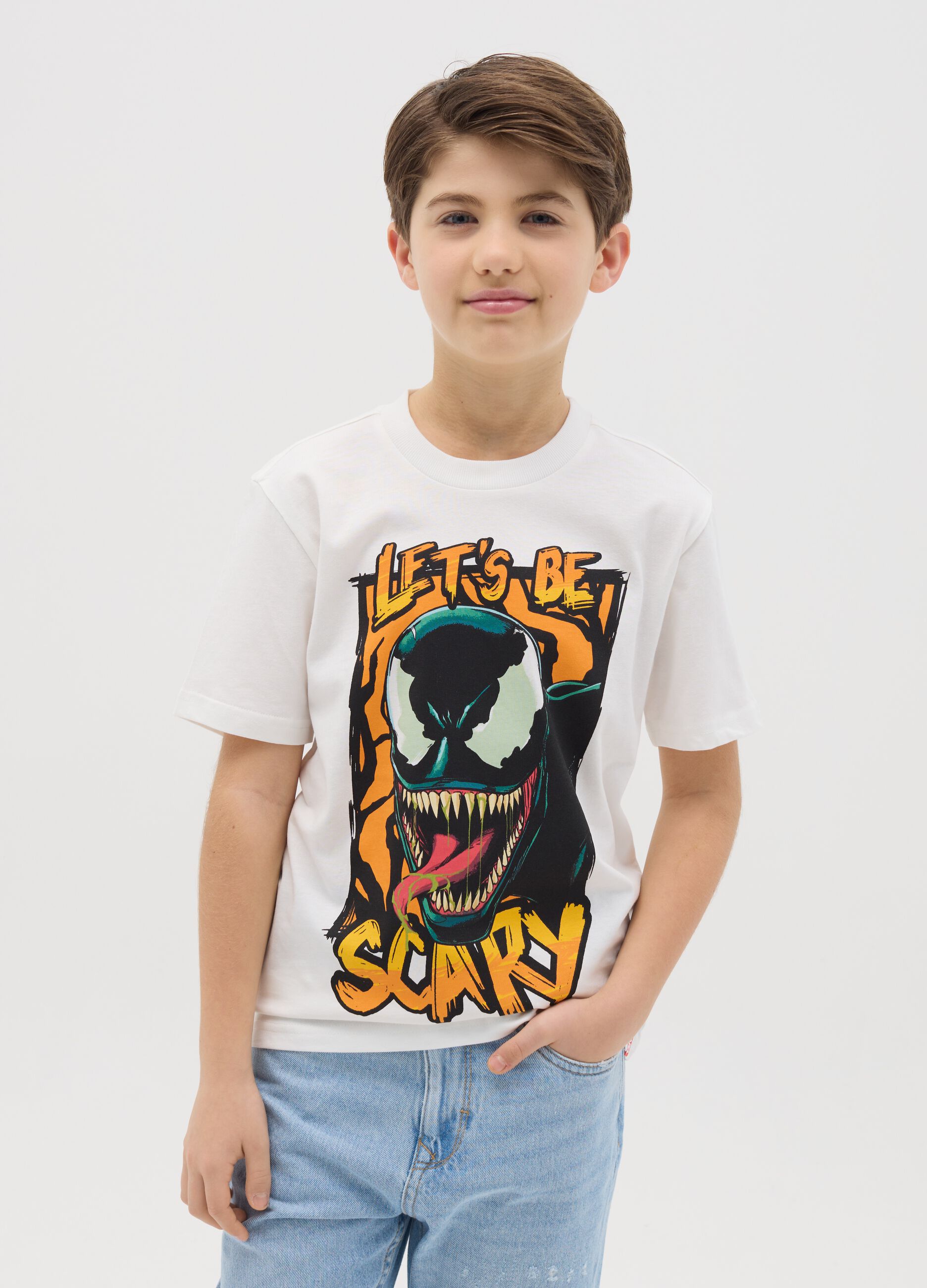 T-shirt with Venom print