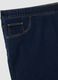 Jeans denim blu scuro bootcut in misto cotone e viscosa elasticizzata_1