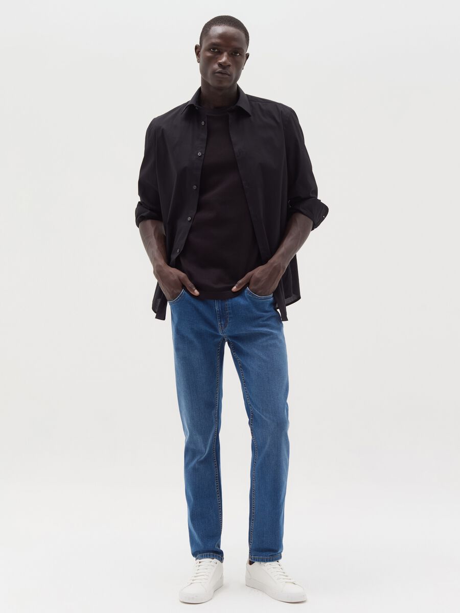 Jeans slim fit cinque tasche_0