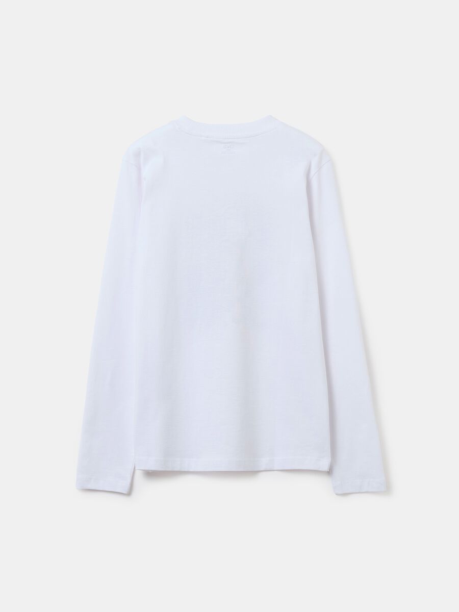 T-shirt con stampa a maniche lunghe_4