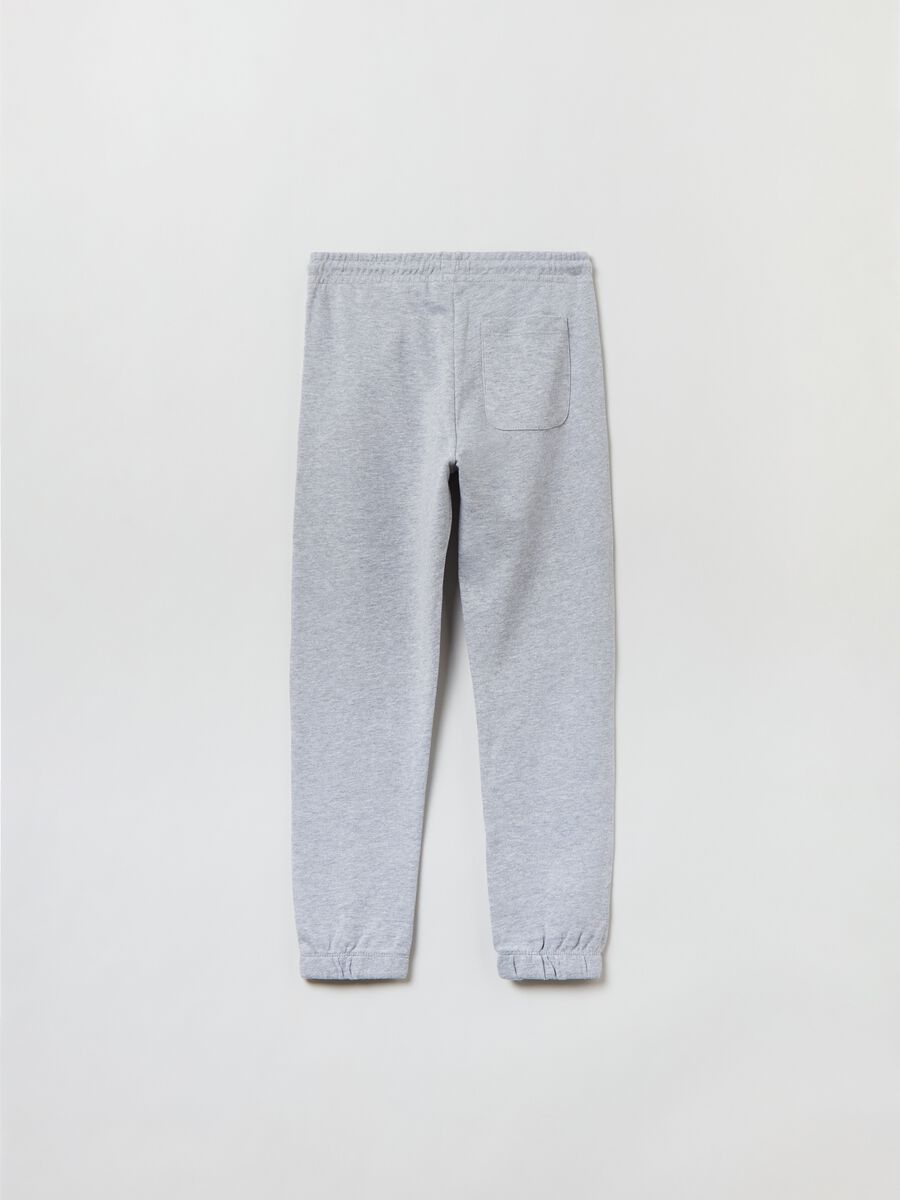 Joggers in felpa con coulisse_2