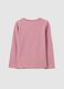 Girls' Pink Cotton Regular Fit Top_1