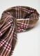 Multicolour checkered scarf with fringes_1