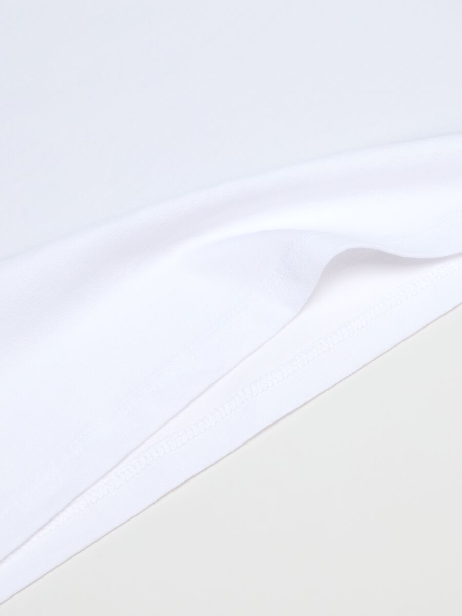 Pack of two white children's vests in pure cotton regular fit_3