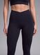 Black slim-fit stretch leggings with regular waist ALTAVIA STUDIO_2