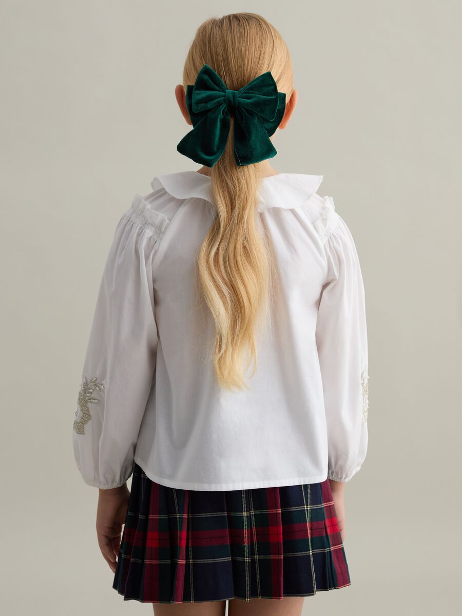 Shirt with diamanté flower_2