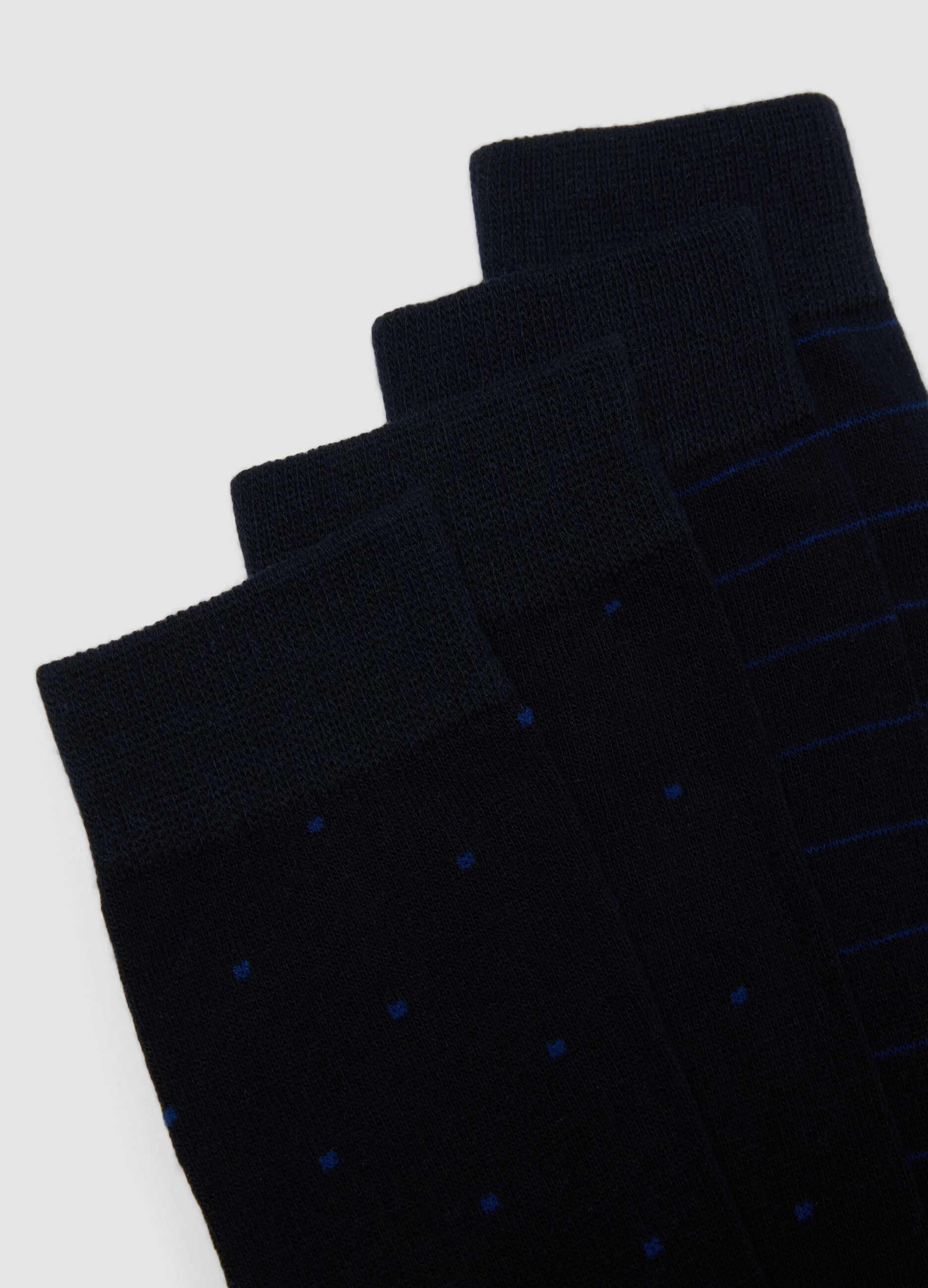 5-pack of organic stretch cotton mid-calf socks