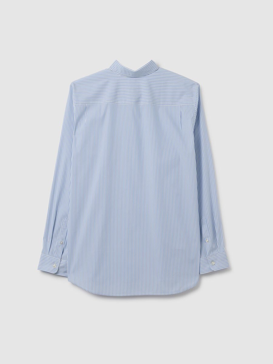 Regular-fit shirt in striped Coolmax® poplin_2