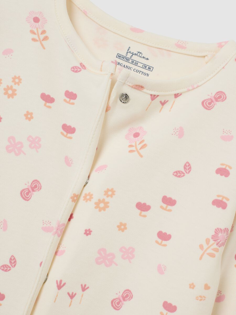 Multicolour pure cotton baby sleepsuit twin-pack_3