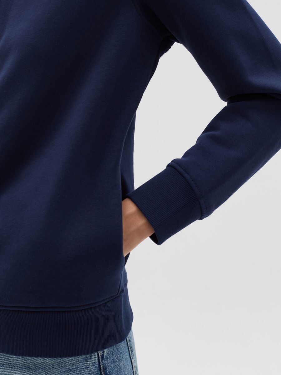 Essential full-zip sweatshirt with high neck_2