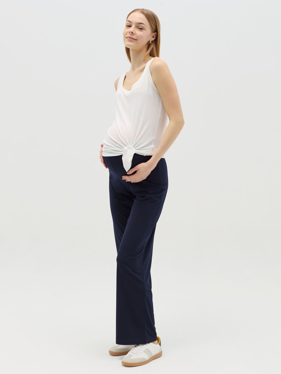Ribbed maternity tank top_0