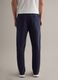 Pantaloni jogger in misto cotone elasticizzato blu regular fit_2