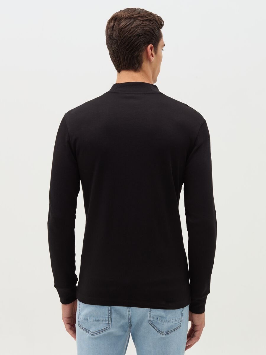 Long-sleeved T-shirt in interlock cotton_2