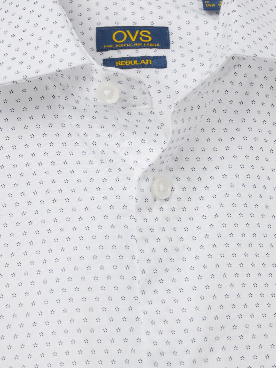 Regular-fit shirt with micro print_5