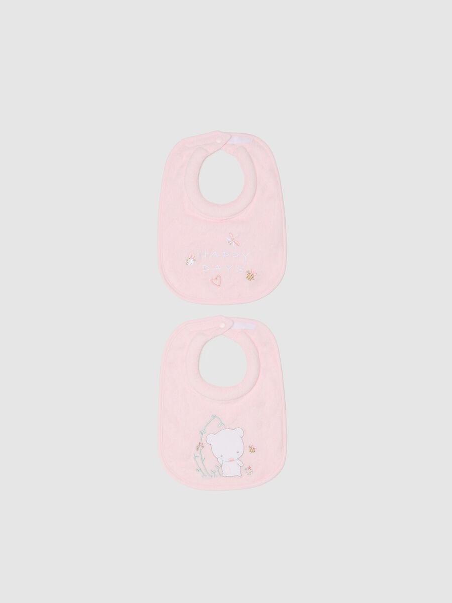 Two-pack bibs with extra absorbent padding_0
